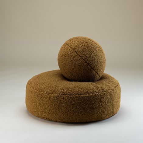 Wigiwama Pouf Ottoman Maple 