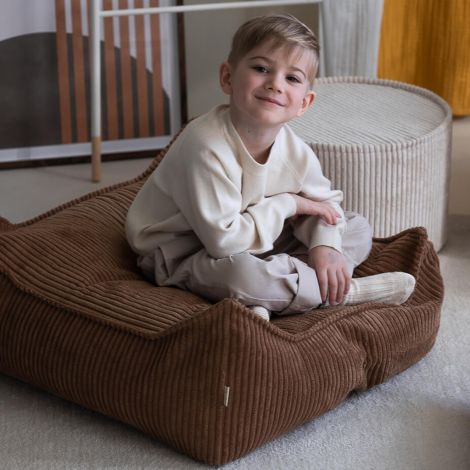 Wigiwama Pouf Ottoman Toffee Square 