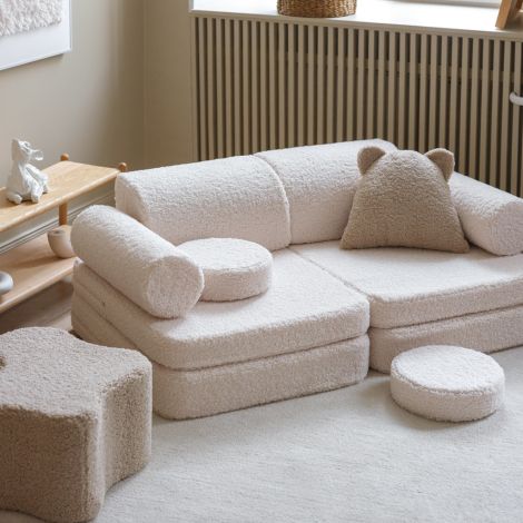 Wigiwama modulares Kindersofa Cream White 