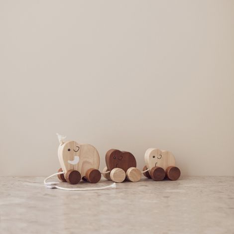 Kids Concept Nachziehtier Mammutfamilie 