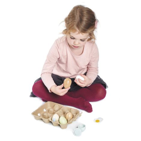 Tender Leaf Toys Eier für Marktstand 