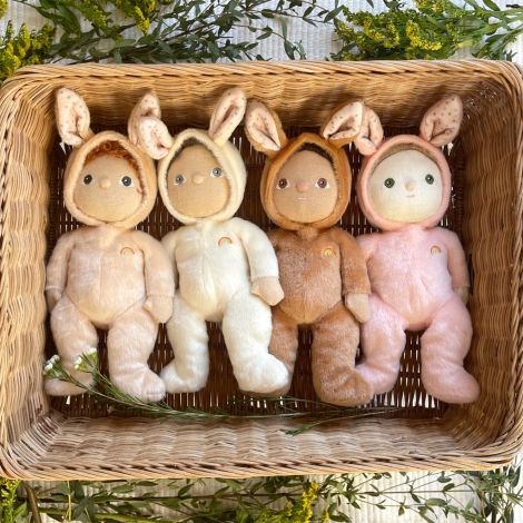 Olli Ella Stoffpuppe Dinky Dinkum Dolls Basil Bunny Cream 