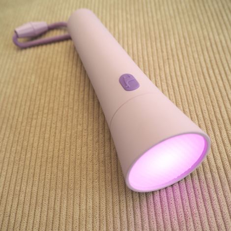 Lalarma Taschenlampe dimmbar & Farbwechsel Purple 