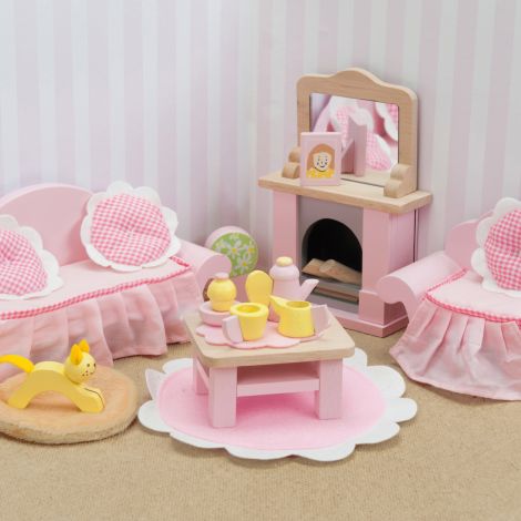 Le Toy Van Puppenhaus Daisylane Wohnzimmer Rosa 