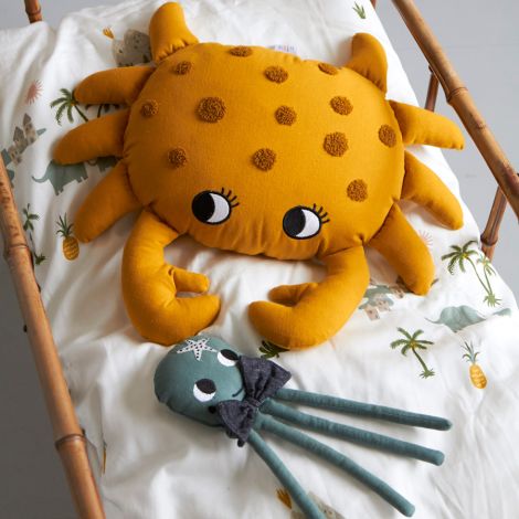 Roommate Kuscheltier Octopus Sea Grey Bio-Baumwolle 