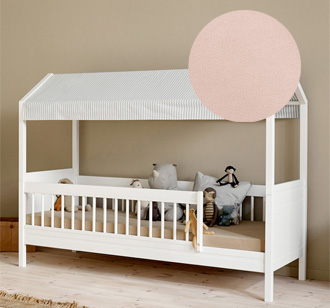 Oliver Furniture Vorhang für halbhohes Hochbett Wood Mini+ Rosa