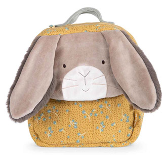 Moulin Roty Rucksack Trois Lapins Ocker