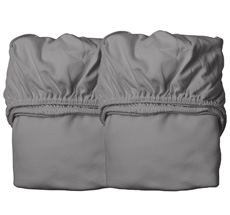 Leander Laken für Babybett Cool Grey 2er-Set