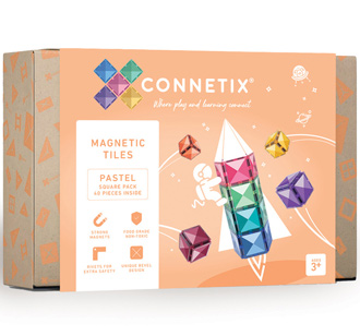 Connetix Magnetbausteine Pastel Square Pack 40-teilig