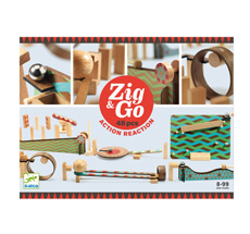 Djeco Zig & Go Aktion-Reaktion-Baukasten 48-teilig