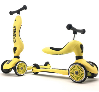 Scoot and Ride 2in1 Kickboard Highwaykick 1 lemon