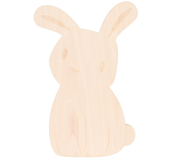 Little Dutch Wandleuchte aus Holz Bunny