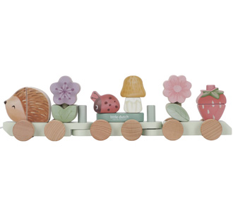 Little Dutch Eisenbahn mit Steck-Formen Igel Fairy Garden