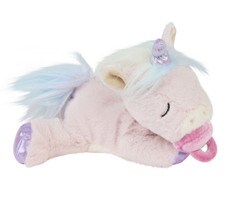 Olli Ella Stofftier Unicorn Baby Sparkle Pink